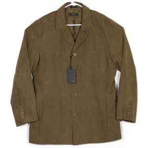NWT Cezani Sport Coat Corduroy Jacket Olive Blazer